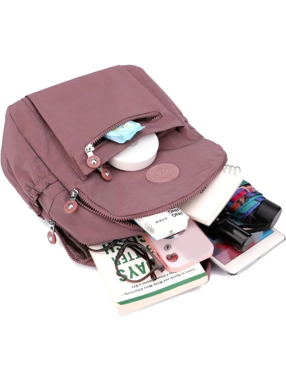 Lightweight Waterproof Mini Nylon Backpack Purse for Travel & Daily Use